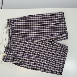 Jo's. A Banks mens shorts.  Blue plaid, size 33.